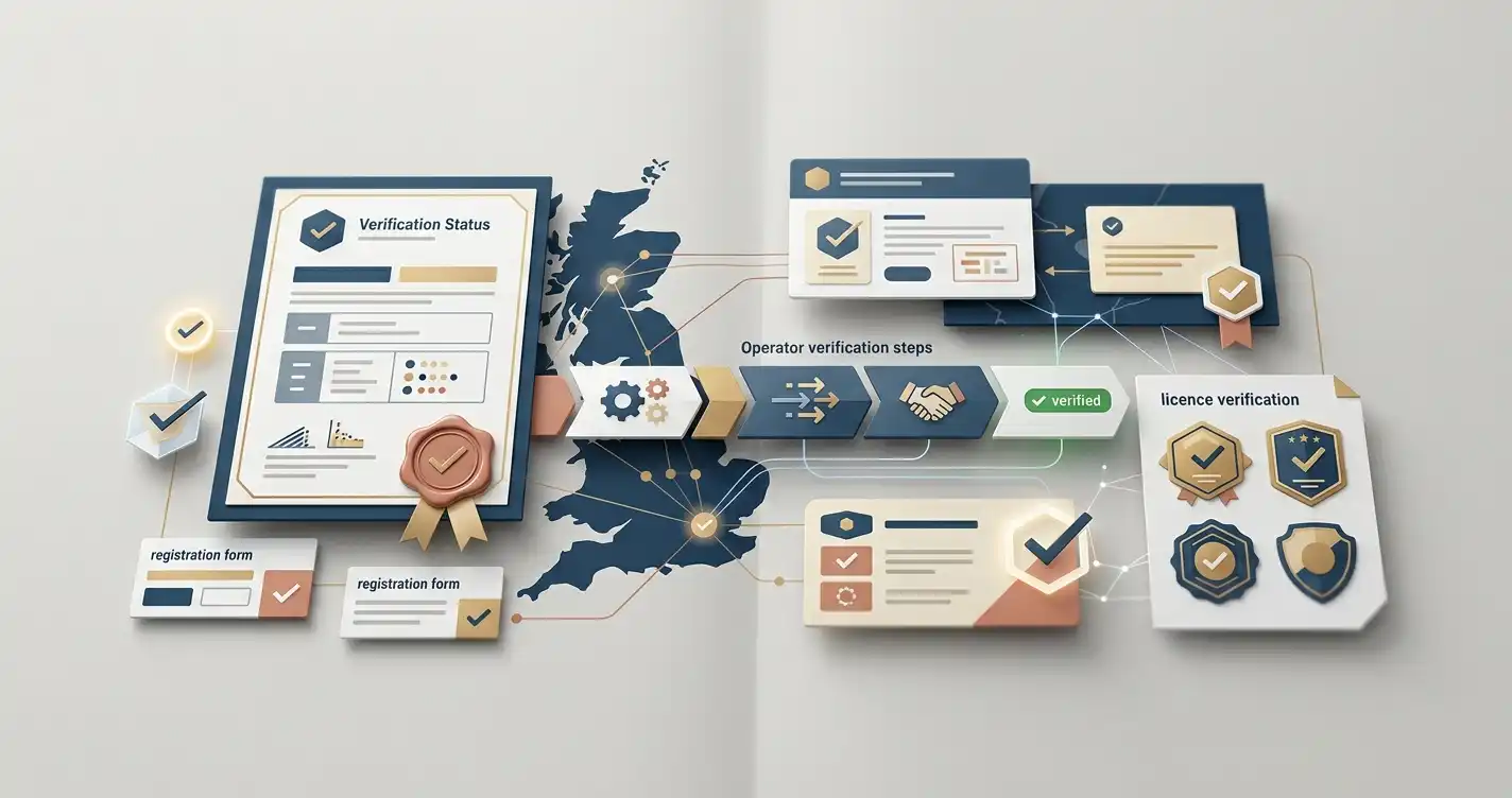 Editorial illustration representing a regulator record check